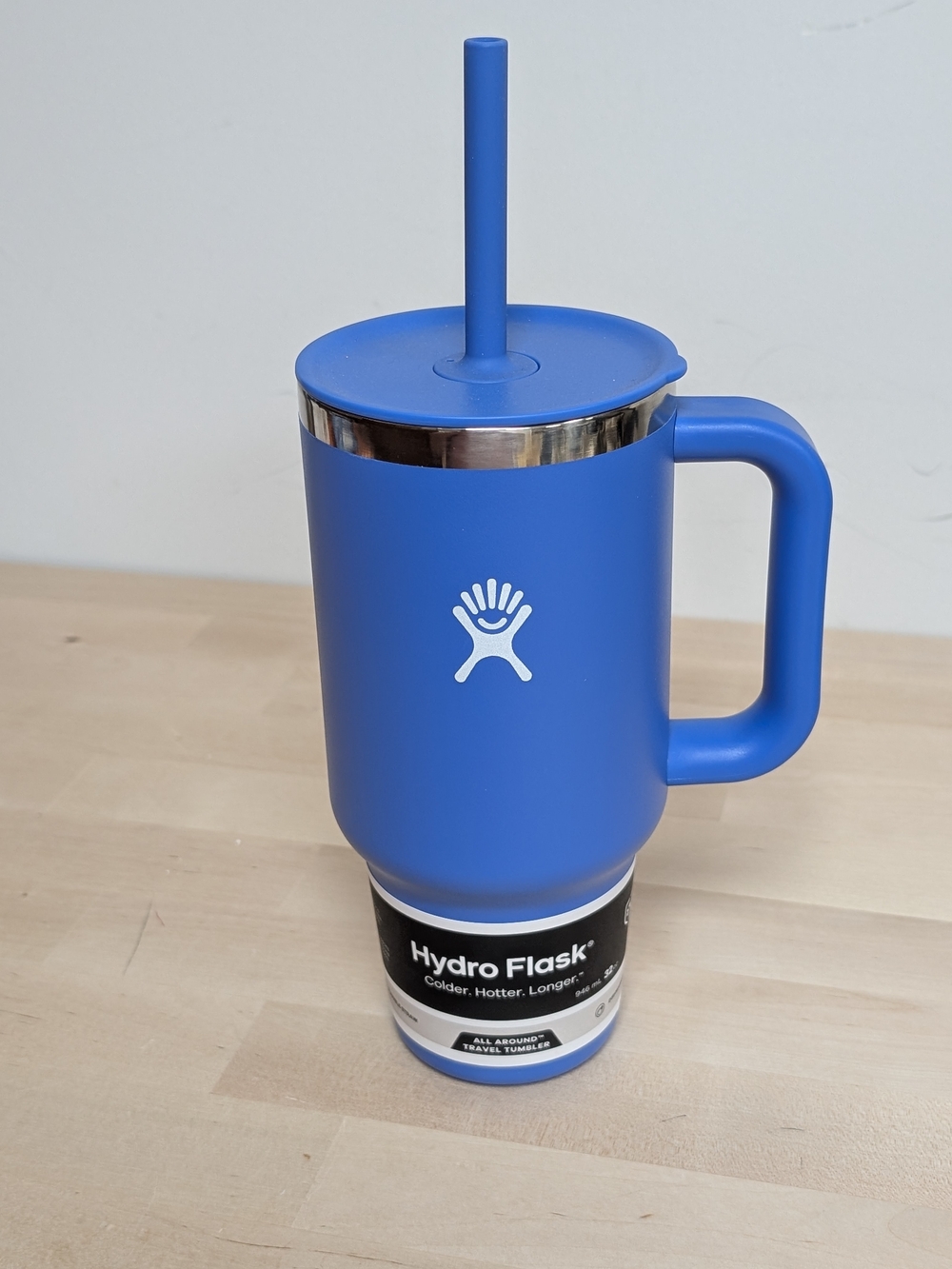 Hydro Flask Blue Travel Mug